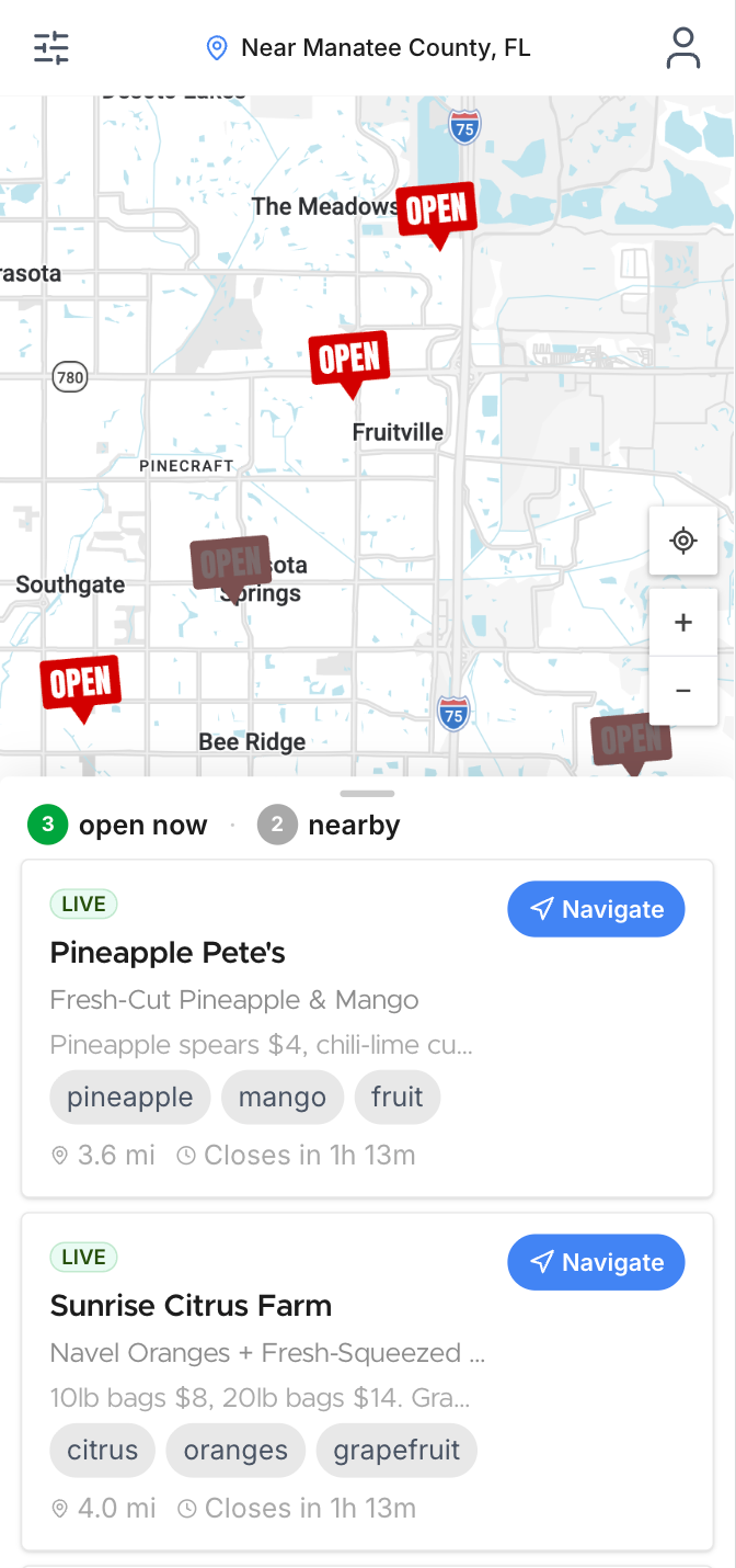 OpenStand map view